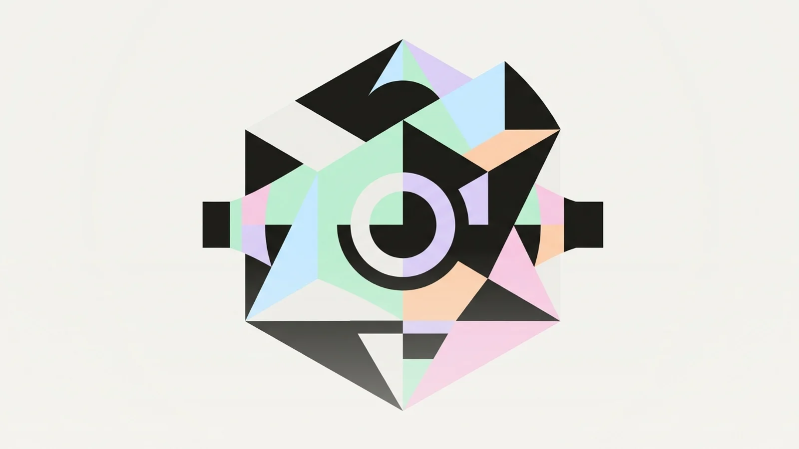 Abstract geometric illustration built from precise, deliberate shapes, illustrating: LLM SEO (LLMO), Explained for Founders